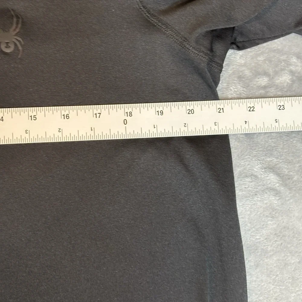 Spyder Sweatshirt Mens Medium Black Quarter Zip Pro Web Active‎ Polyester Blend